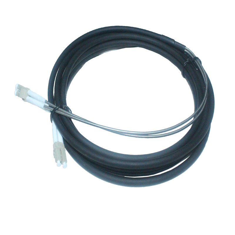 FTTA Outdoor Cable CPRI Armored LC Duplex Fiber Patchcord 7.0mm