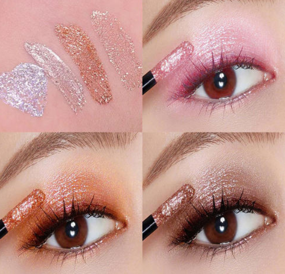 glitter in eye shadows