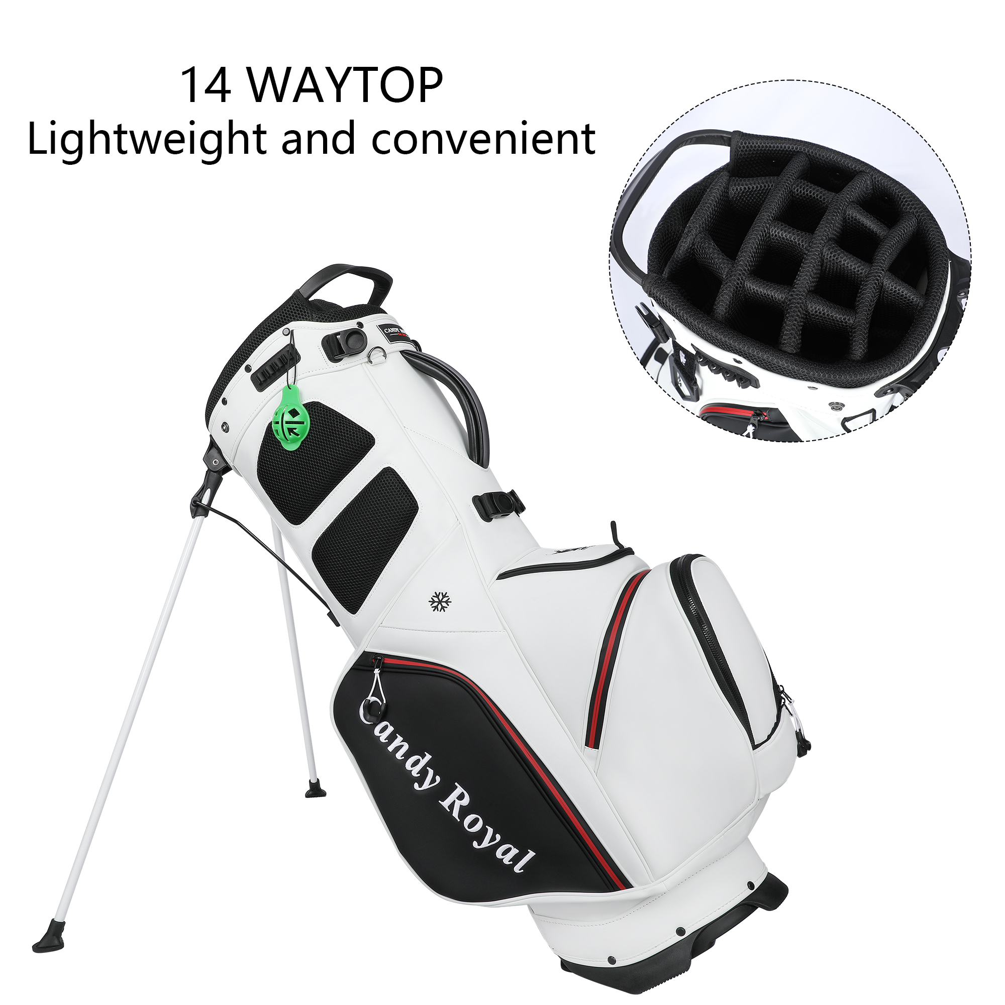 Golf Stand Bag - Compartment Display