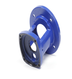 steel casting component front view